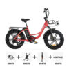 Combi-Deal! | ENGWE L20 - Roze fatbike