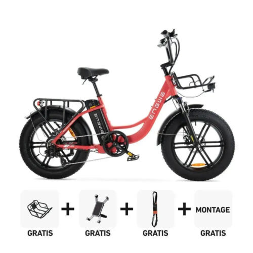 Combi-Deal! | ENGWE L20 - Roze fatbike