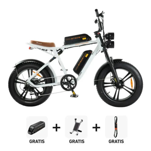 Combi-Deal! | ENGWE M20 - Dubbele Accu -  Wit fatbike