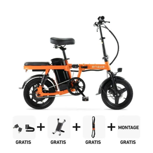 Combi-Deal! | ENGWE T14 Vouwfiets - Oranje