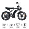 Combi-Deal! | OUXI h9.4 - Zwart fatbike