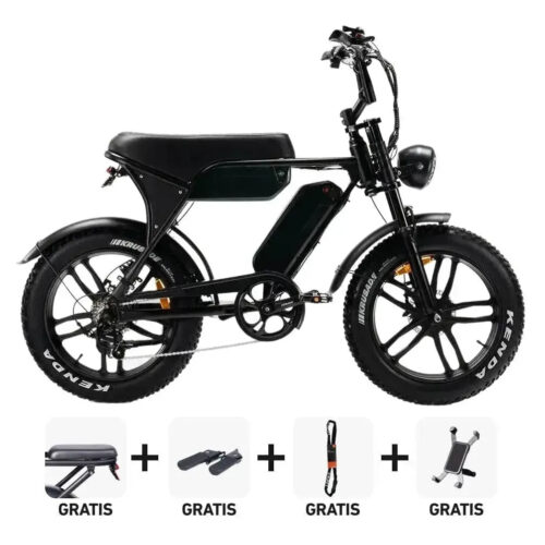 Combi-Deal! | OUXI V8.4 Max - Zwart fatbike