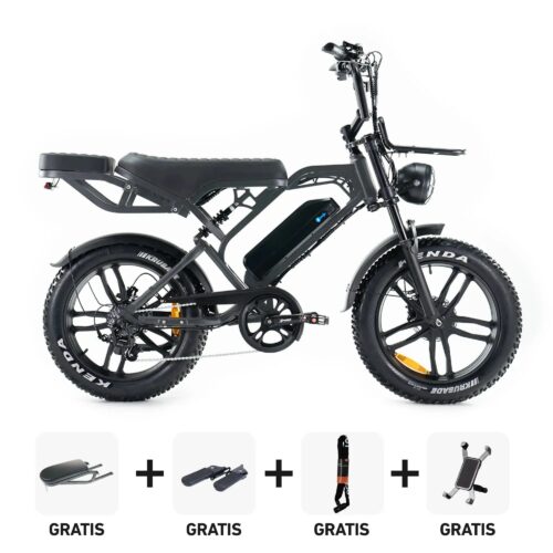 Combi-Deal | V20 Pro - Donkergrijs fatbike