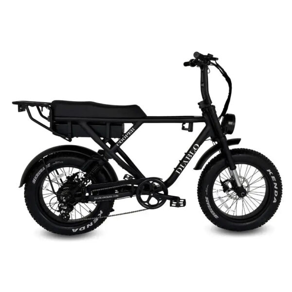 Diablo Cooper - Zwart fatbike