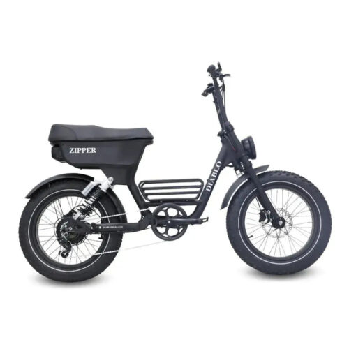 Diablo Zipper - Zwart fatbike