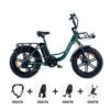 Family-Deal! | ENGWE L20 Boost - Groen fatbike