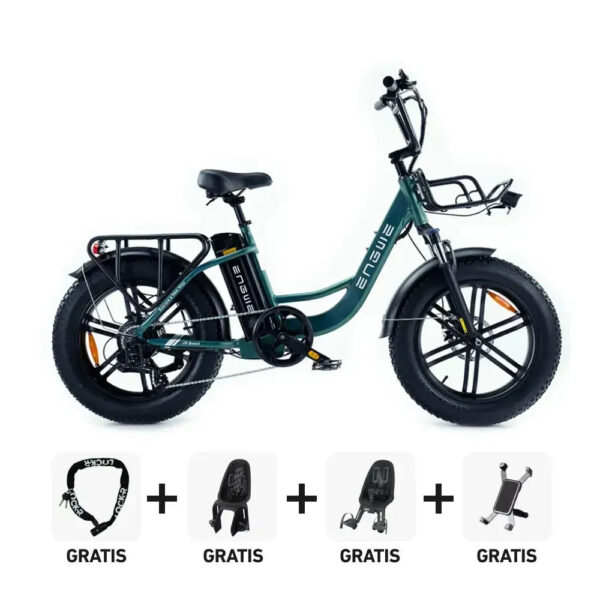 Family-Deal! | ENGWE L20 Boost - Groen fatbike