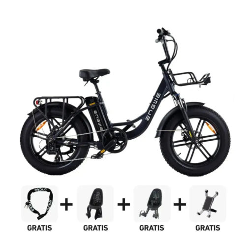 Family-Deal! | ENGWE L20 Boost - Zwart fatbike