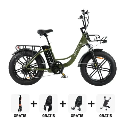 Family-Deal! | ENGWE L20 - Groen fatbike