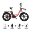 Family-Deal! | ENGWE L20 - Roze fatbike