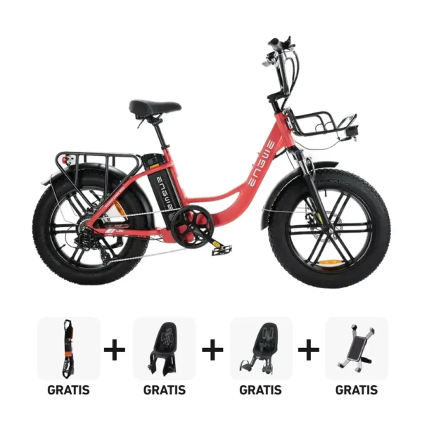 Family-Deal! | ENGWE L20 - Roze fatbike