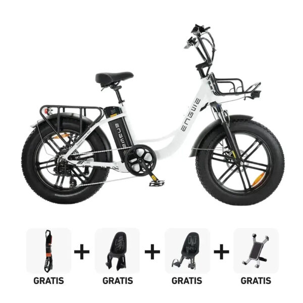 Family-Deal! | ENGWE L20 - Wit fatbike
