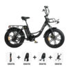 Family-Deal! | ENGWE L20 - Zwart fatbike