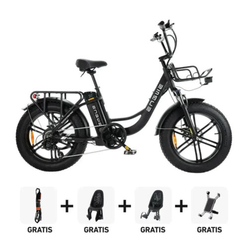 Family-Deal! | ENGWE L20 - Zwart fatbike