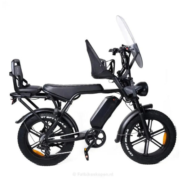 Family-Deal! | OUXI V8.4 - Zwart fatbike