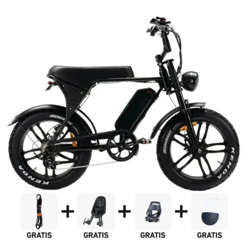 Family-Deal! | OUXI V8.4 - Zwart fatbike