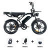 Family Deal! | V20 Pro - Zwart fatbike