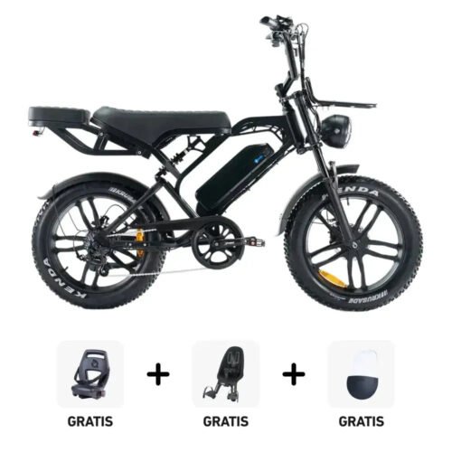 Family Deal! | V20 Pro - Zwart fatbike