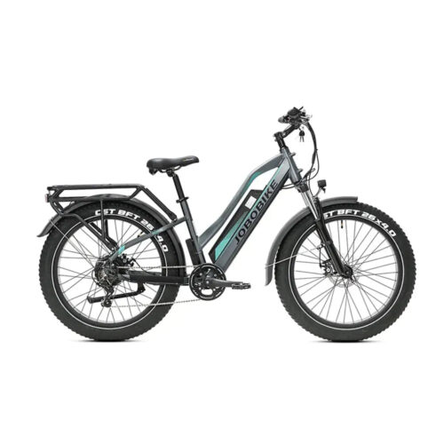 JOBOBIKE Robin ST - Grijs-Groen fatbike