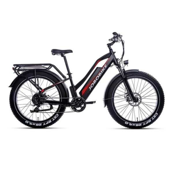 JOBOBIKE Robin ST - Zwart/Rood fatbike
