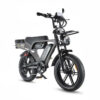 Ouxi V8 Ultra Max - Donkergrijs - Bruin Zadel fatbike