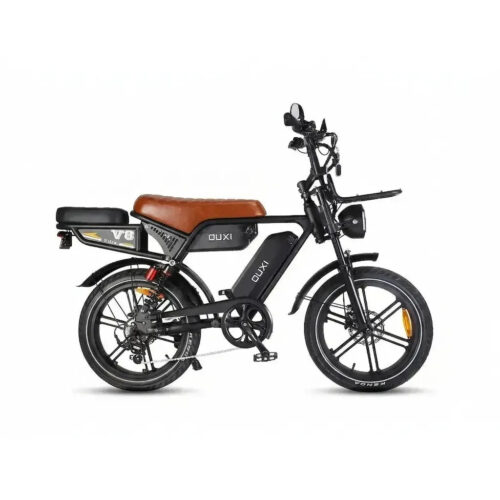 Ouxi V8 Ultra Max - Zwart - Bruin Zadel fatbike