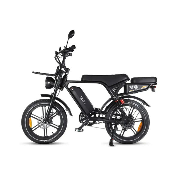 Ouxi-V8-Ultra-Zwart-Bruin-Zadel-fatbikeskopen_nl-2-1 Ouxi V8 Ultra - Zwart - Bruin Zadel fatbike