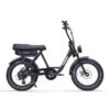 Tomos Flexer - Lage instap - Zwart fatbike