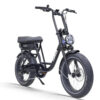 Tomos Flexer - Lage instap - Zwart fatbike
