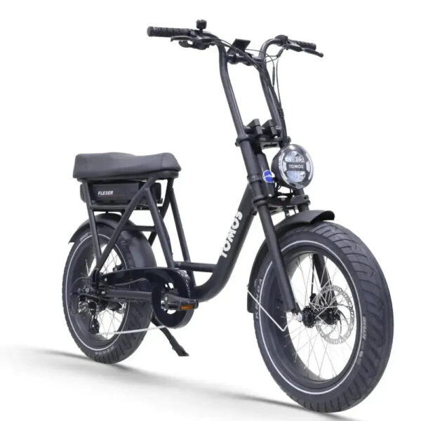 Tomos Flexer - Lage instap - Zwart fatbike