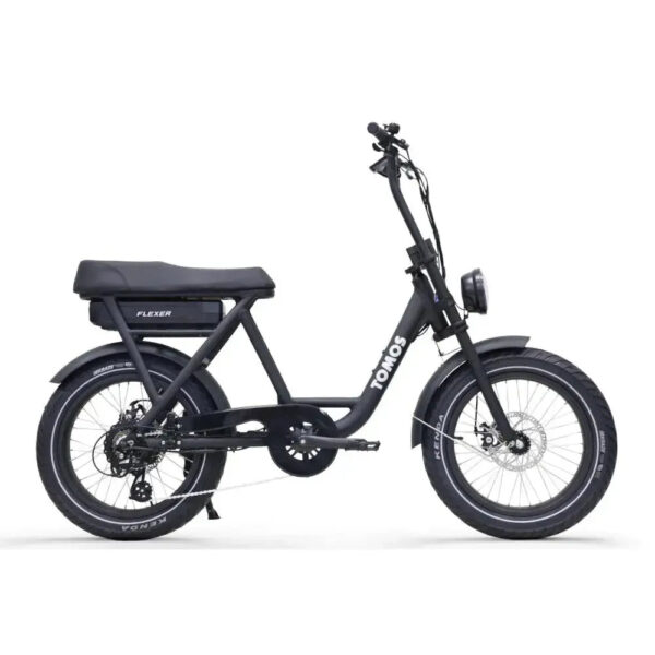 Tomos Flexer - Lage instap - Zwart fatbike